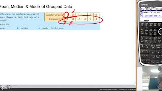 Mean, Median, Mode of Grouped Data