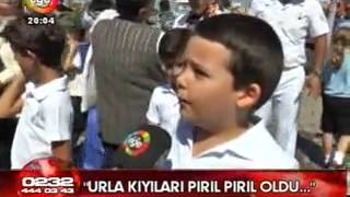 Uluslararası Kıyı ve Deniz Temizliği Günü Urla Belediyesi’nin ev sahipliğinde yapıldı