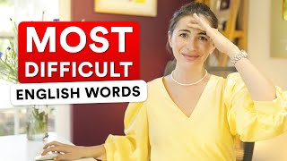 Advanced English Words Americans Mispronounce | Difficult English Words
