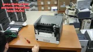 Service Printhead Error (Lexmark T650n Service Printhead Error Onarımı - VIDEO)