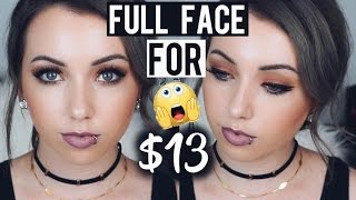 FULL FACE UNDER $13! TESTING $1 MAKEUP