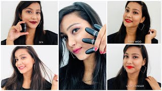 MAC LIPSTICK REVIEW + SWATCHES ?| Ruby Woo | SIN | MEHR | Lady Danger |