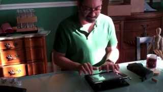 iPad author: Writing a book with two index fingers on touch screen