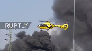 Germany: Helicopters head to Leverkusen blast site as emergency services rush to scene