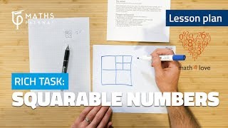 Rich Task: Squarable numbers | Lesson plan with Dan Finkel