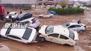 Iraq: Drone footage captures aftermath of deadly floods in Erbil