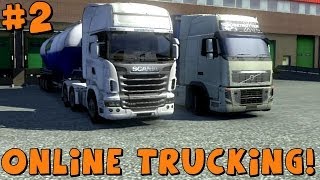 Euro Truck Simulator 2 | Multiplayer Mod Feat. Gunner4568 | Hauling Cement! Part 2
