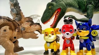 ЩЕНЯЧИЙ ПАТРУЛЬ Мультфильм Динозавры Ромео Мультики для детей Герои в масках Игрушки Paw Patrol