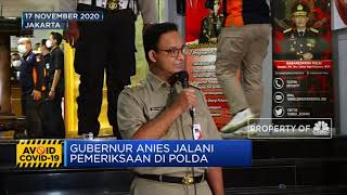 Anies Dicecar 33 Pertanyaan Soal Kerumunan Massa FPI