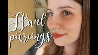 HAUL PIERCINGS CRAZY FACTORY (septum y nostril) | Lady Riddle Black