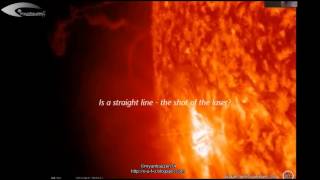 Possible attack on the Sun and the giant alien substance on the sun? August 31 - September 1, 2012