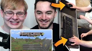 Minecraft But Carson Is On Mouse And I'm On Keyboard