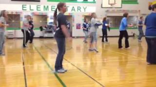 TRITON CENTRAL ELEMENTARY SCHOOL TEACHERS DANCE TO LET'S M