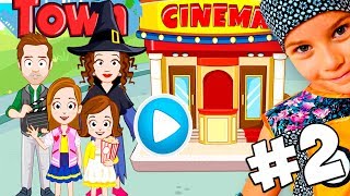 МАЙ ТАУН ИГРА Игровое видео для детей Мультик ПРО КИНОТЕАТР детская игра My Town