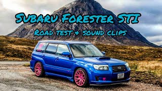 Subaru Forester STI Exhaust and Intake sounds( Road test )