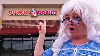 Dunkin Donuts Learning Letters | Granny Eats All The Donuts!!
