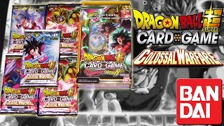 Bandai Sent Us Dragon Ball Super Colossal Warfare Packs and Starter Decks!
