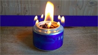 Alcohol Stove / Турбовая спиртовая горелка из алюминиевой банки своими руками