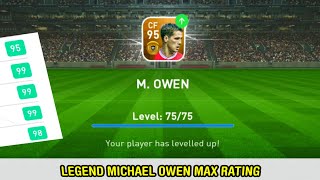 BEST GOLD BALL LEGEND MICHAEL OWEN ( MAX RATING ) PES 2019 MOBILE