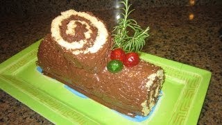 RECETA FACIL "TRONCO DE NAVIDAD" - IDEAS PARA NAVIDAD. Recetas Aleliamada.