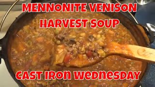 MENNONITE VENISON HARVEST SOUP -- CAST IRON WEDNESDAY