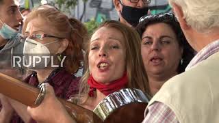 Greece: Mourners pay respects to late composer Theodorakis in Athens