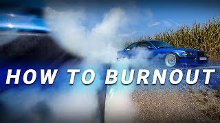richtig Burnouts machen! | E36 TAZ