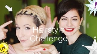 HAIRSTYLE CHALLENGE / PONIENDO A PRUEBA A LAURA ZADETH