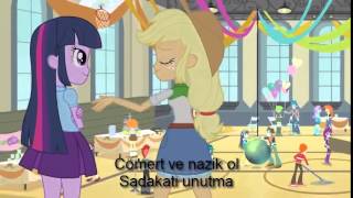 My Little Pony:Cafeteria Song [Turkish] Lyrics / Equestria Girls