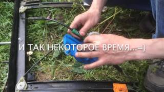 Замена переднего стеклоподъемника audi a4 1.8T 2003