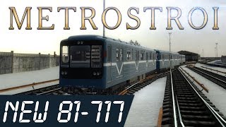 Обновление Метростроя 20!8 в 20!9: по зимнему Crossline на 81-717/714 ЛВЗ + камера в салоне