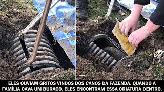 Eles ouviam gritos vindos dos canos da fazenda. Quando a família cava um buraco, eles encontram...
