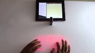 Laser Tastatur im Test