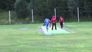 Thrilling Finishing  By Sheer Khan ( Rangakhel ) T-20 Final ,Norway 2013