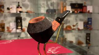 Pipa Paronelli radica bulldog rusticata fatta a mano - www.paronellipipe.com