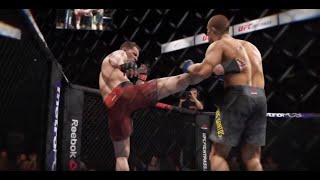Александр Волков VS Джуниор Дос Сантос (Полное видео боя: UFC Fight Night 163)