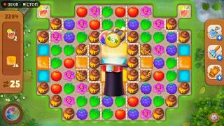 Игра Gardenscapes, уровень 2284, прохождение
