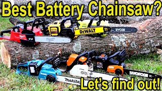 Best Battery Powered Chainsaw Brand? Let's find out! Milwaukee vs DeWalt, Makita, Ryobi & WORX