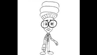 Fix-man. Fixiki. Igrek. How to draw a easy? (Фиксики. Игрек. Как нарисовать просто?)