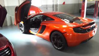 McLaren MP12-4C Startup and rev!