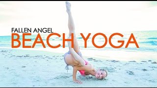 Fallen Angel Beach Yoga with Kino