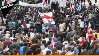 პროტესტის ტალღა საქართველოში: „ნამახვან ჰესის“ მოწინააღმდეგეებმა თბილისის ცენტრი გადაკეტეს