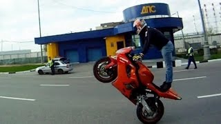 Топовые бещеные стантеры на мото!!!