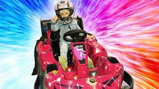 TODDLER AND CAR Family fun video for kids Playing in the Park Playground for Kids Red Car Baby