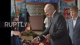 Belarus: President Lukashenko casts vote in parliamentary elections