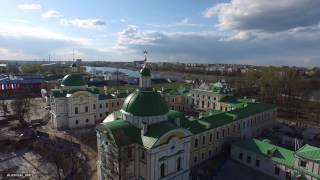 часть 3/3. Тверь. Тверь с высоты. Центральная часть города. 4K.
