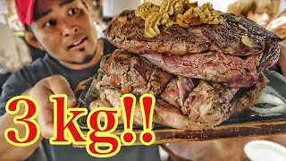 マッチョ2人で肉に喰らいつく‼️【爆食い】