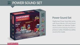 MAGFORMERS POWER SOUND SET