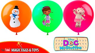 ЛОПАЕМ ШАРИКИ С СЮРПРИЗАМИ ДОКТОР ПЛЮШЕВА (DOC MCSTUFFINS)