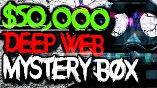 Buying EXPENSIVE $50,000 Mystery Box from the Dark Web.. (CRAZY)